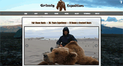 Desktop Screenshot of grizzlyexpeditions.com